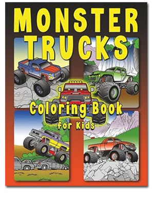 Monster Truck Coloring Book for Kids